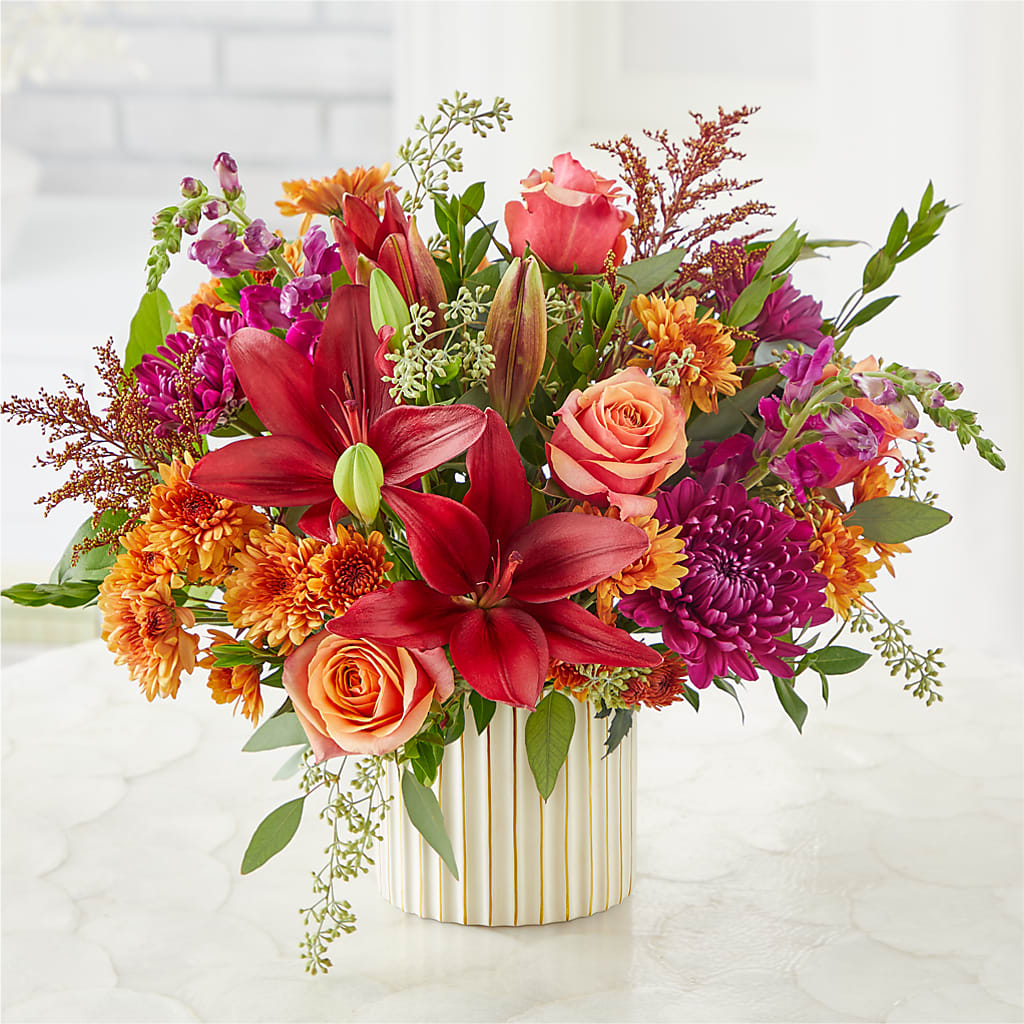 Burgundy Landscape Bouquet – Heavenly Plants, Regina SK