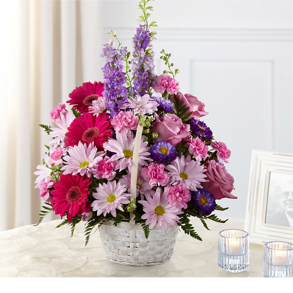Pastel Peace Basket – Heavenly Plants, Regina SK