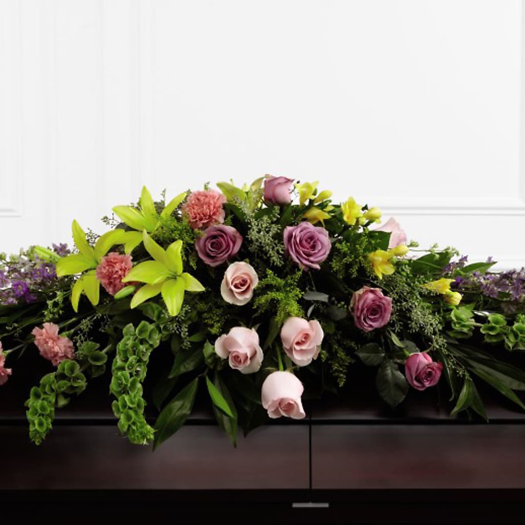 Forever Beloved Casket Spray – Heavenly Plants, Regina SK
