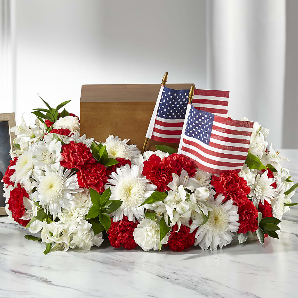 Spirit of Patriotism Cremation Adornment – Heavenly Plants, Regina SK