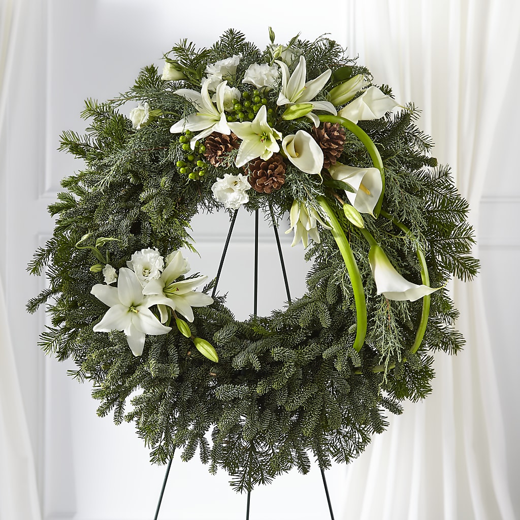 Greens of Hope Wreath – Heavenly Plants, Regina SK