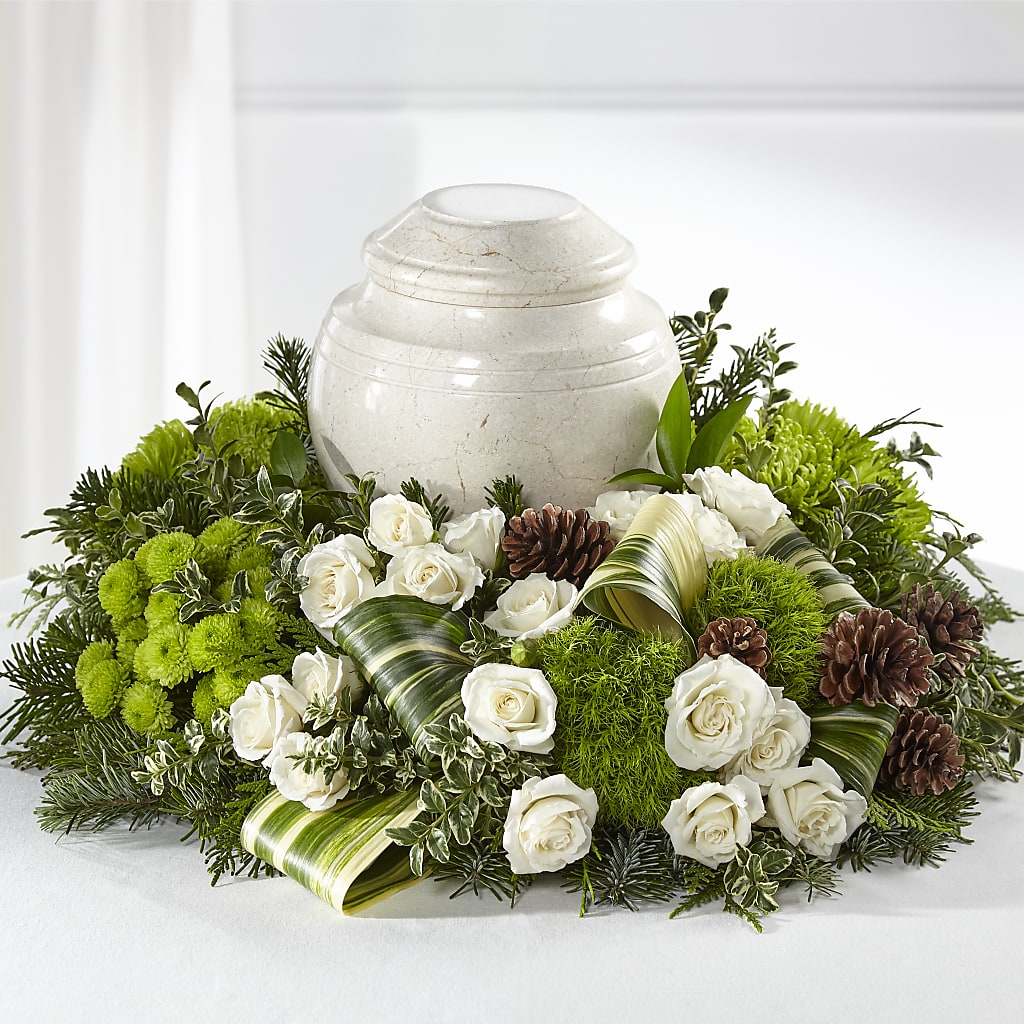 Precious Evergreen Cremation Adornment – Heavenly Plants, Regina SK