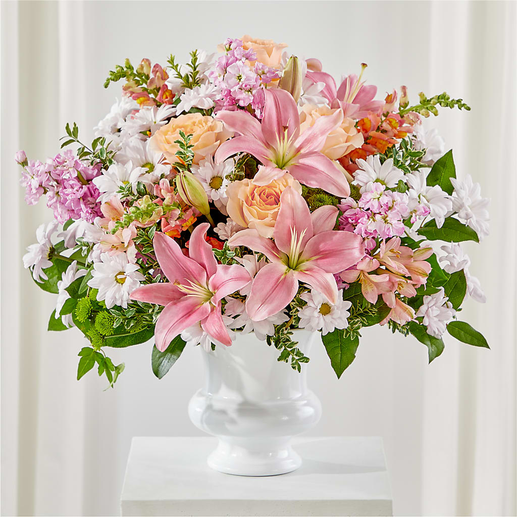 Heartfelt Gesture Urn Arrangement – Heavenly Plants, Regina SK