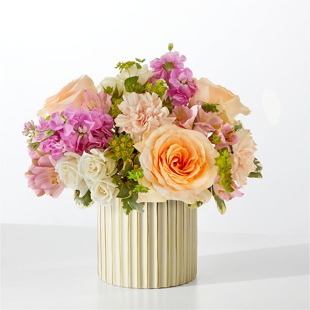 Paradise Bouquet with Ivory Vase – Heavenly Plants, Regina SK
