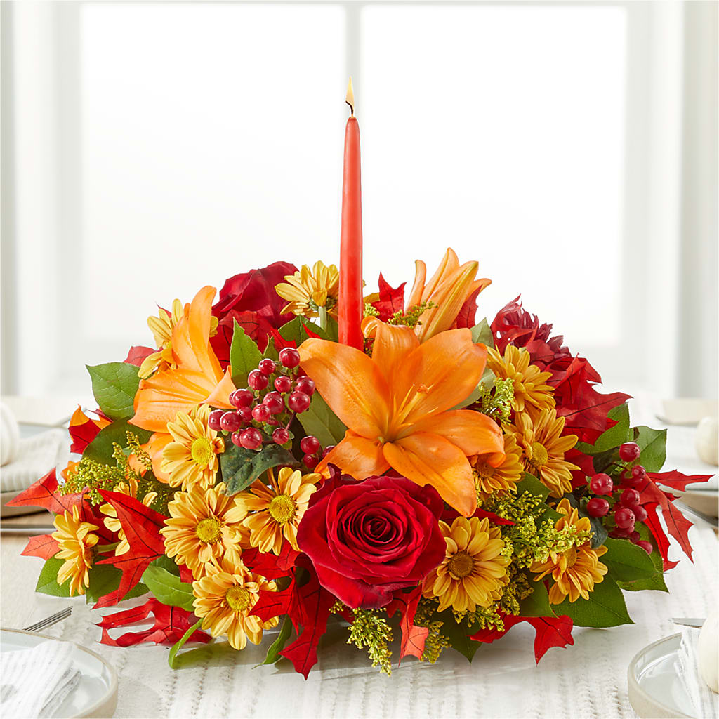 Autumn's Embrace Centerpiece – Heavenly Plants, Regina SK
