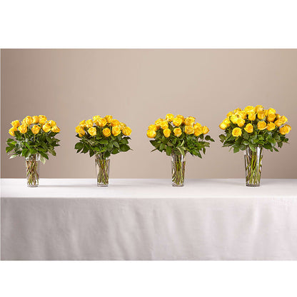 Long Stem Yellow Rose Bouquet –  Heavenly Plants, Regina SK