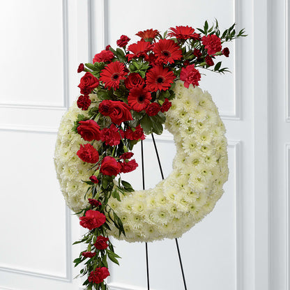 Graceful Tribute Wreath –  Heavenly Plants, Regina SK