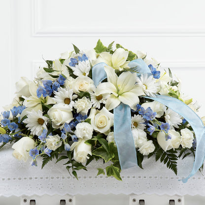 Tender Treasure Casket Spray –  Heavenly Plants, Regina SK