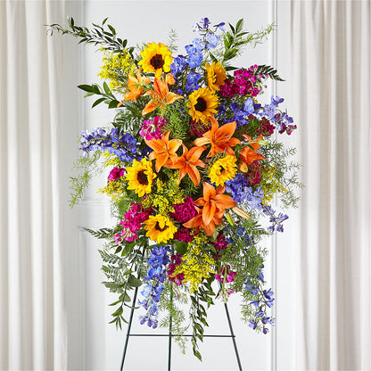 Sunlit Memories Standing Spray (Standard) –  Heavenly Plants, Regina SK