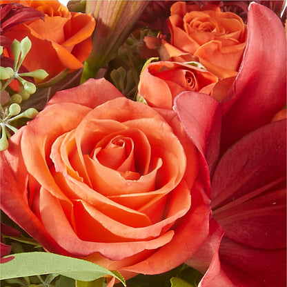 Crimson Leaves Bouquet –  Heavenly Plants, Regina SK