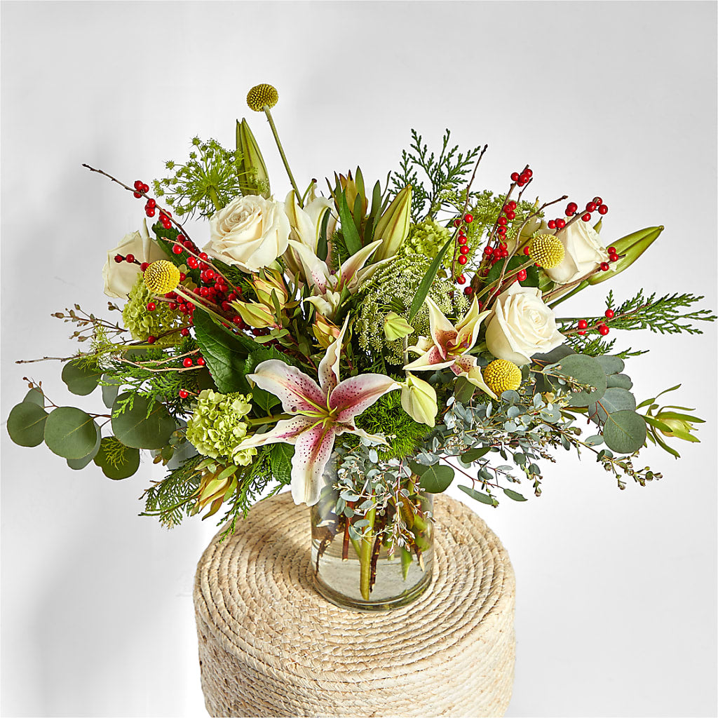 Berry & Bright Bouquet –  Heavenly Plants, Regina SK
