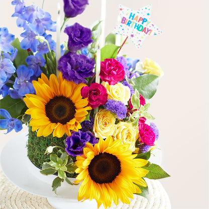 Star of the Day Floral Cake –  Heavenly Plants, Regina SK