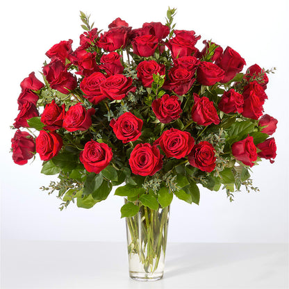 Forever Yours Fifty Stem Red Rose Bouquet –  Heavenly Plants, Regina SK
