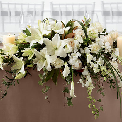 White Linen Arrangement –  Heavenly Plants, Regina SK