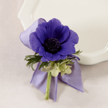 Purple Passion Boutonniere –  Heavenly Plants, Regina SK