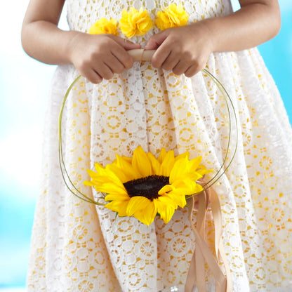 Sweet Sunshine Flower Girl Bouquet –  Heavenly Plants, Regina SK