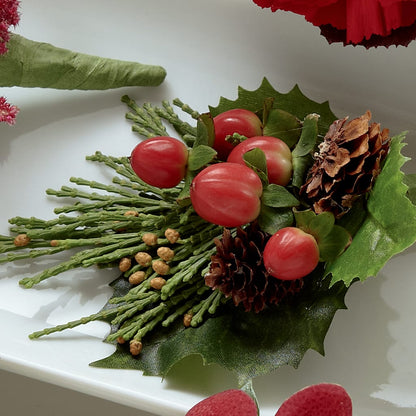 Red Berry Boutonniere –  Heavenly Plants, Regina SK